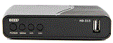 Тюнер для цифрового TV  HD-215 пластик, Эфир, дисплей DOLBY DIGITAL (DVB-T2/C) [1/40]
