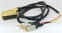Аудио видео кабель SCART - 3 RCA  1,5 м  GOLD металл. [10 !]