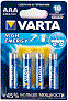 Батарейка ААА Varta Energy LR03-4/card (4!/200)